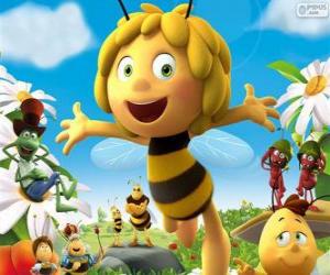 Puzzle Μάγια η μέλισσα και άλλους χαρακτήρες